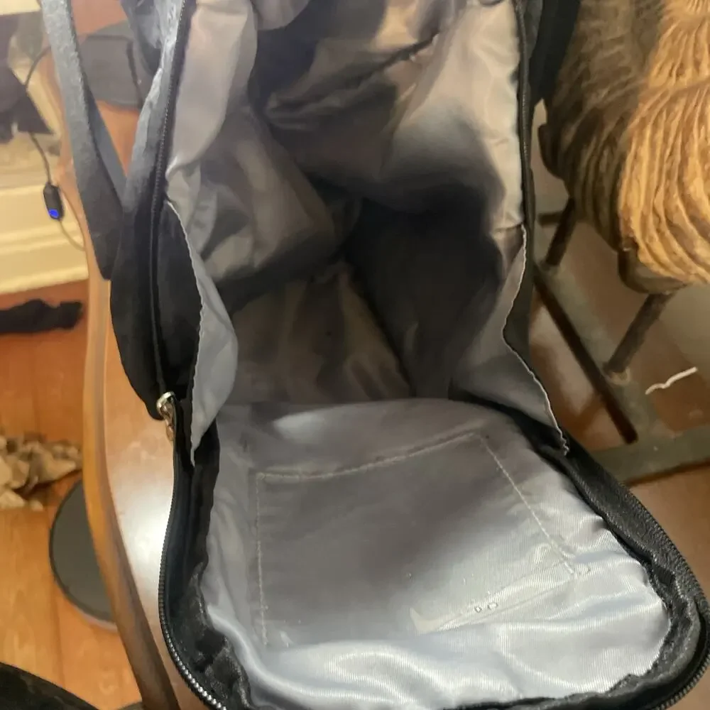 Sarah Wells Breast Pump Bag /Diaper Bag Black Convertible Backpack